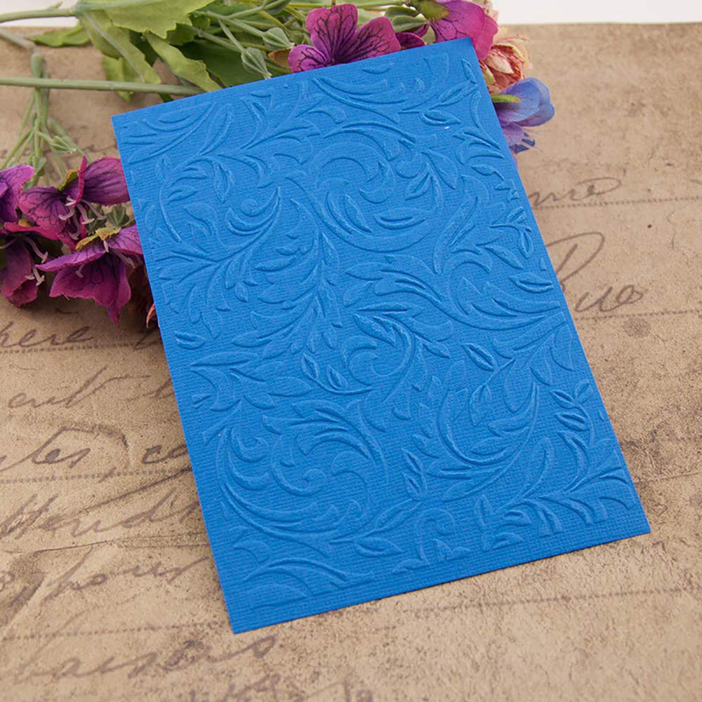 8Pcs Flower Leaf Butterfly Plastic Embossing Folders for DIY Scrapbooking - Card Making, Photo Album Decor, Paper Craft Stencils & Handmade Art Supplies (Perfect for Wedding Invitations, Greeting Cards, and Home Decor Projects)