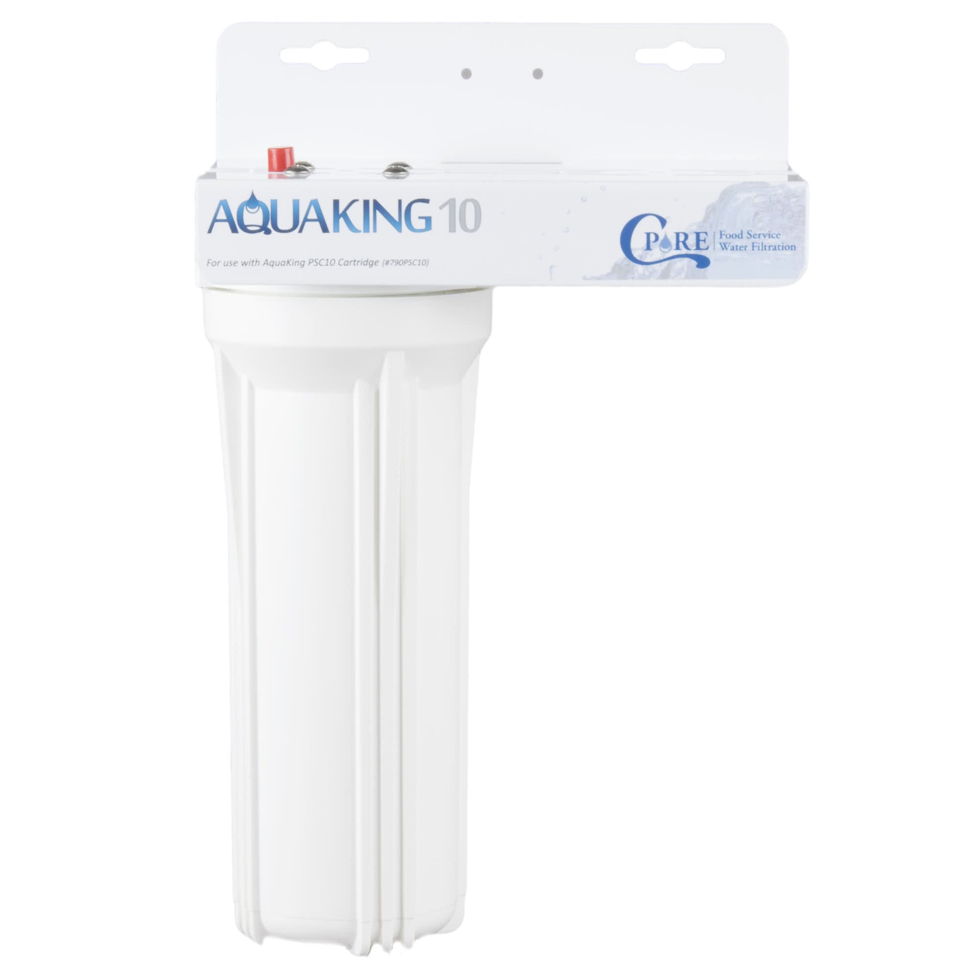 10 Single Cartridge Ice Machine Water Filtration System - 3 GPM Flow Rate - 25 Micron Sediment Filter | Perfect for Commercial Ice Makers, Under Sink Filtration, and Restaurant Water Purification