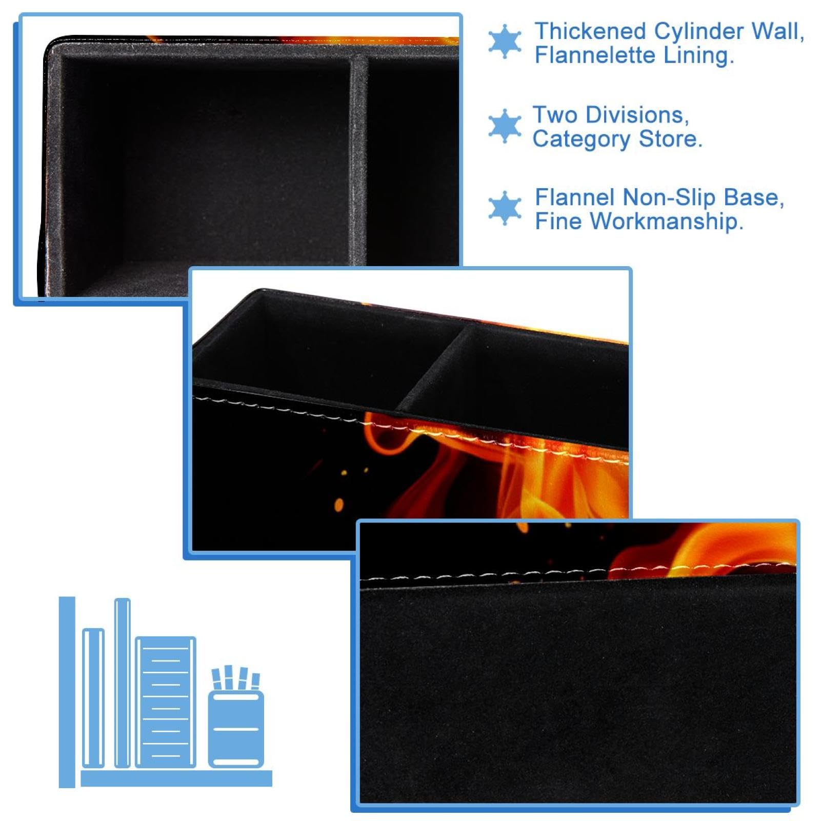 Stylish American Football Pen Holder & Desk Organizer - Perfect for Office, School, and Home Workspace Accessories
