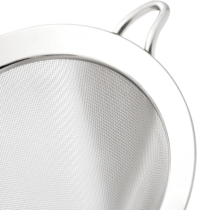 Premium Cuisipro Cone Strainer - 14cm Fine Mesh Kitchen Sieve for Sifting Flour, Powder & Liquids | Ideal for Baking, Cooking & Mixing Ingredients