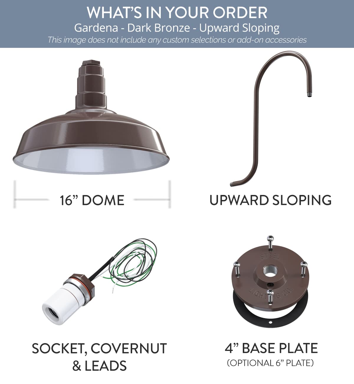 Steel Lighting Co. Gardena Barn Light - 16