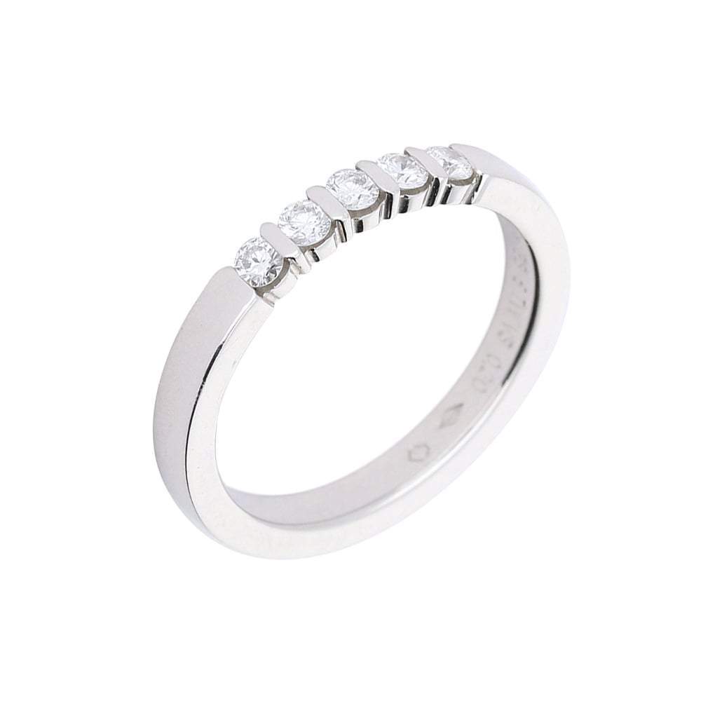 Platinum Diamond Eternity Ring for Women - 0.20ct TWVS Round Cut Diamond Wedding Band - Perfect for Anniversaries, Engagements & Special Occasions