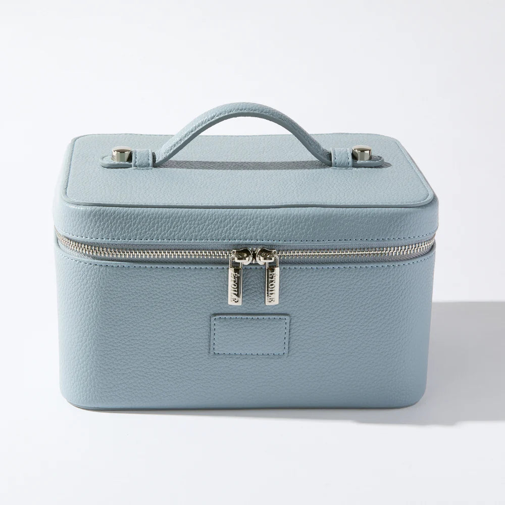 Vanity Case - Elegant Makeup Organizer with Mirror & Storage for Women | Perfect for Travel, Home, and Salon Use