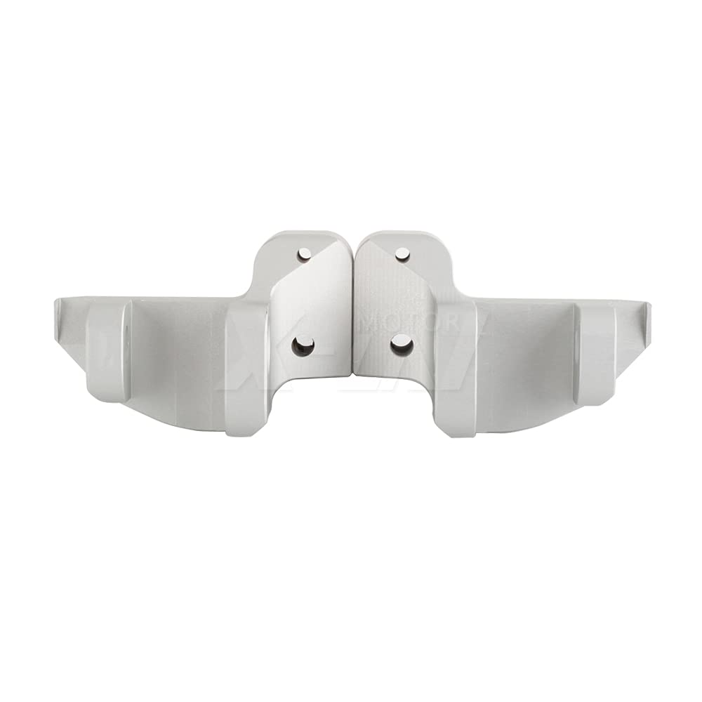 BMW R1200RT R1250RT Motorcycle Footpeg Lowering Kit - Front Rider Foot Pegs for 2014-2021 Models (Silver) | Enhanced Comfort for Long Rides & Touring