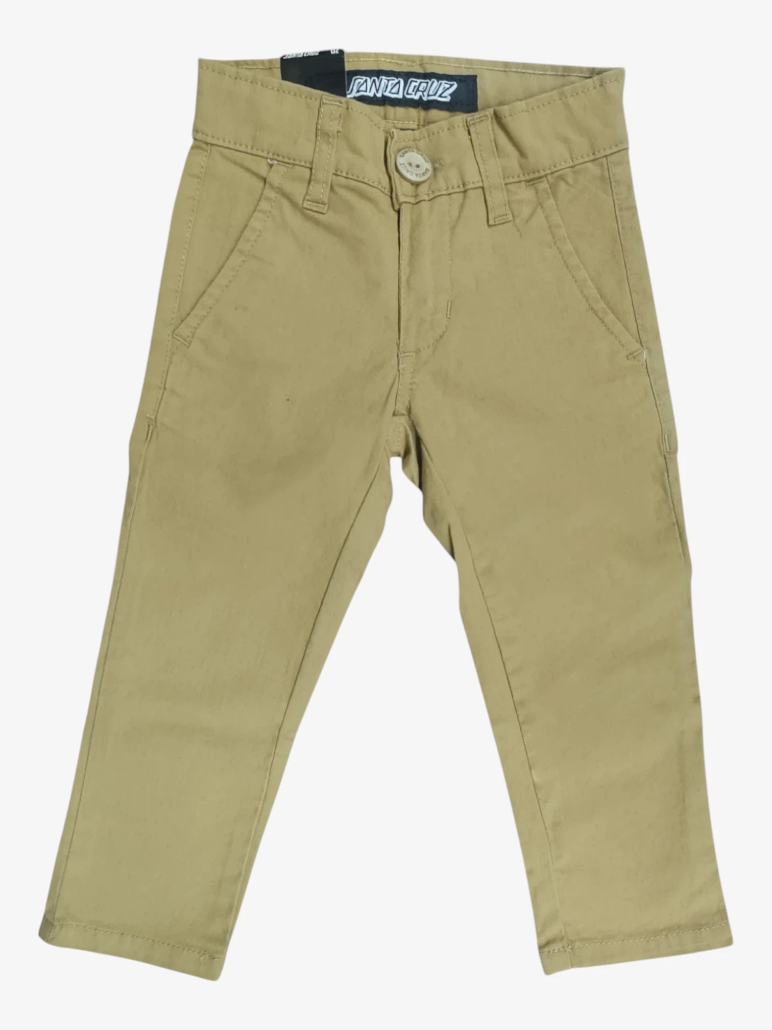 Santa Cruz Skinny Chino Pants for Boys - Comfortable Slim Fit Kids' Casual Trousers in Brown | Perfect for School, Playdates & Everyday Wear