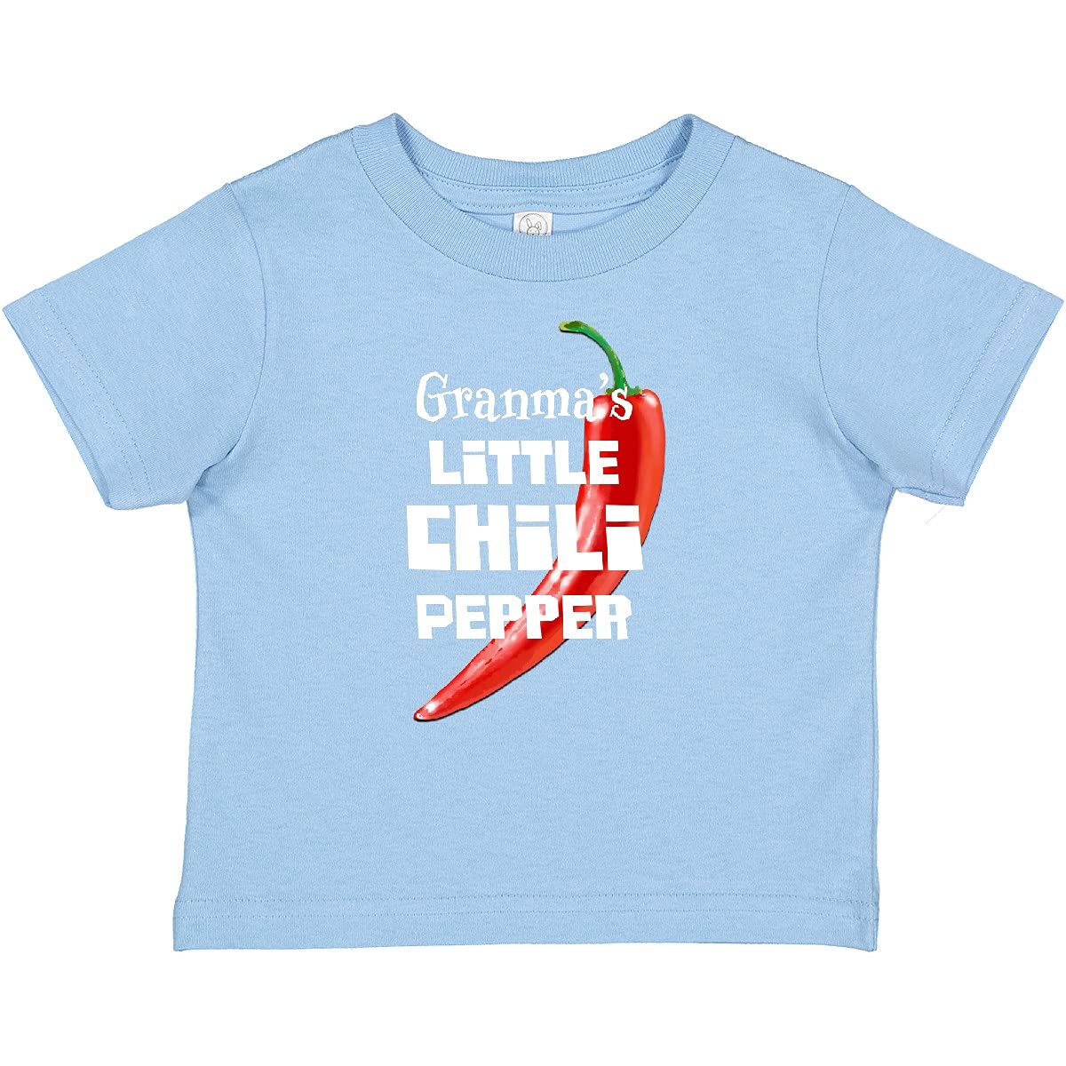 Funny Inktastic Grandma's Little Chili Pepper Baby T-Shirt | Cute Infant Cotton Tee for Boys & Girls | Perfect for Family Photos & Playdates