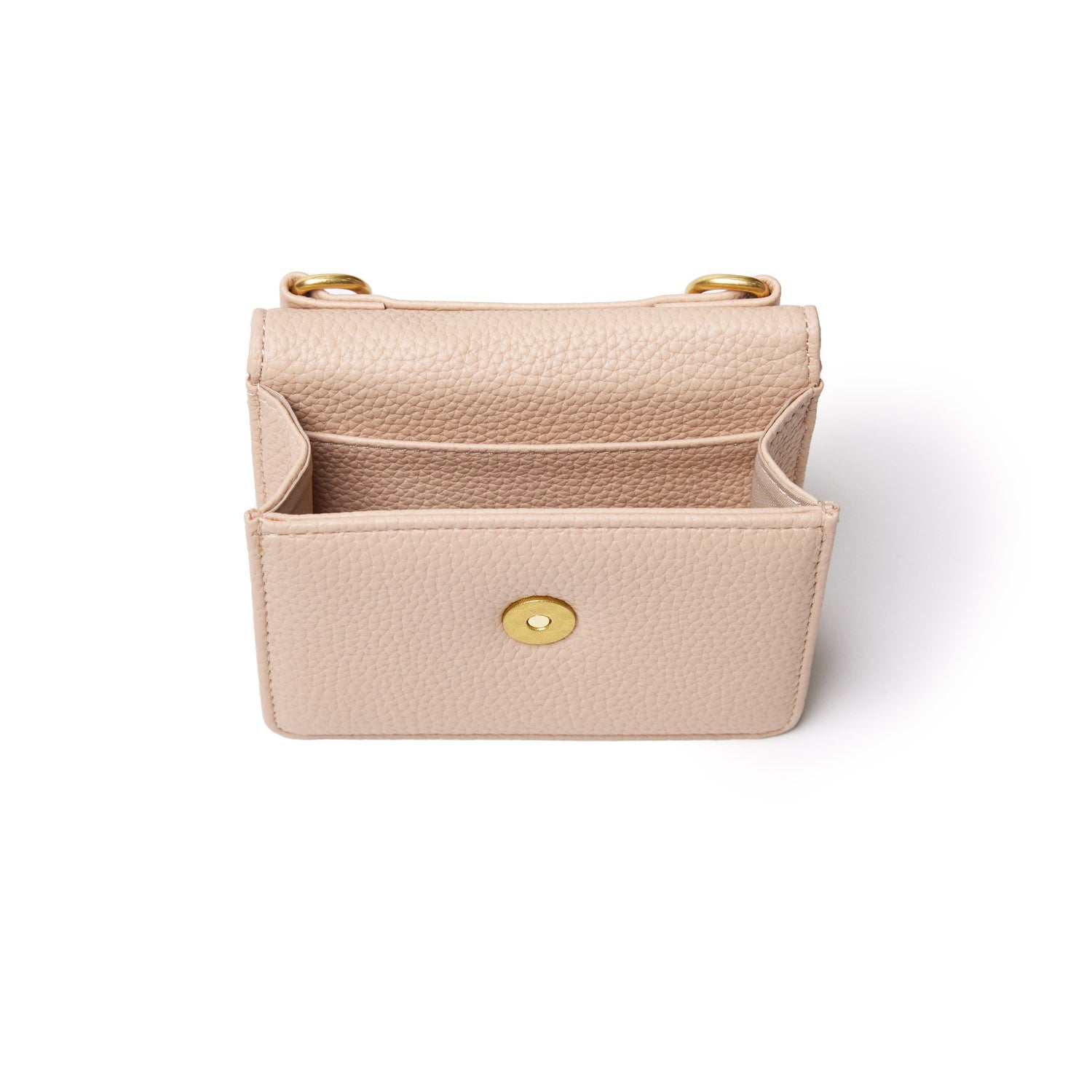Mini Pebble WOC Crossbody Bag in Nude - Stylish & Compact Wallet on Chain for Women | Perfect for Parties, Date Nights & Everyday Use