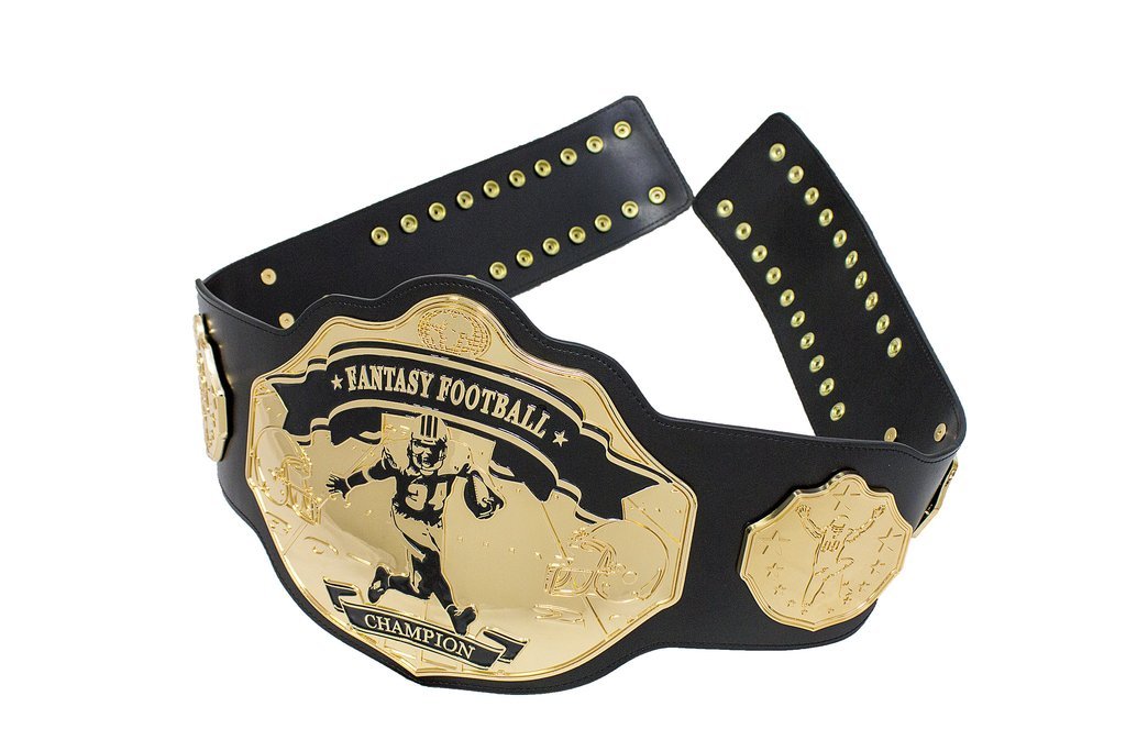 Fantasy Football Championship Belt Trophy - Undisputed Belts High-Step Award for NFL & Fantasy League Winners - Perfect for Trophy Presentations, Victory Celebrations & Sports Memorabilia Displays