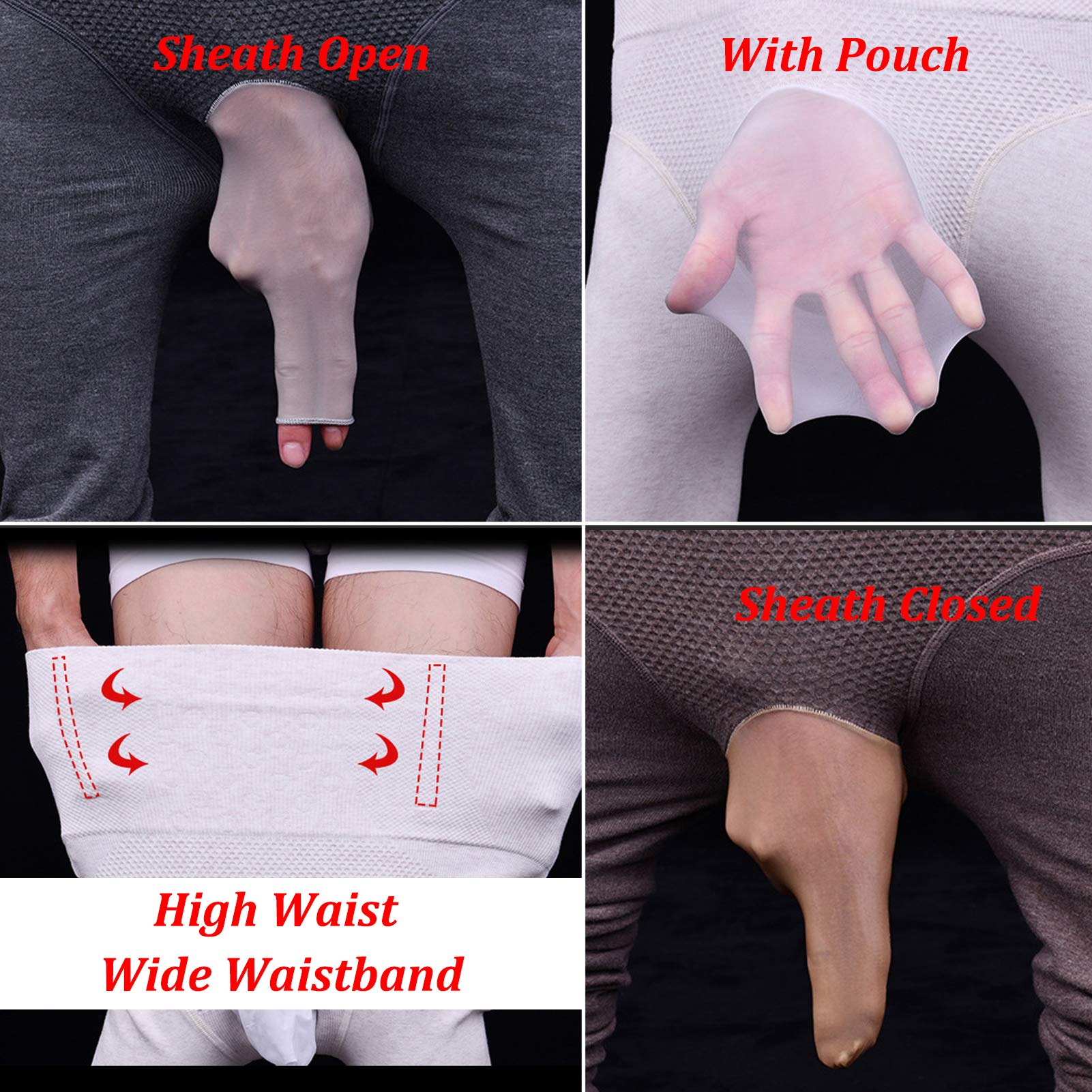 **Leesuo Men's Sexy High Waisted Pantyhose - High Elastic Soft Shaping Stockings, Warm Tights Socks for Winter & Cosplay**    (优化点：   1. 品牌名前置   2. 关键词优化（High Waisted, Elastic, Shaping, Warm Tights）   3. 增加使用场景：Winter & Cosplay)