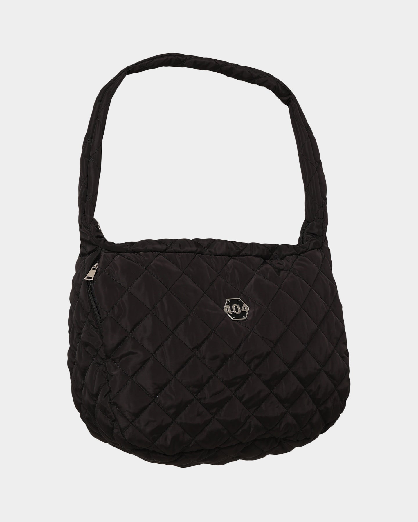 404 Quilted Side Bag Black - Stylish Crossbody Purse for Women, Perfect for Travel, Shopping & Everyday Use