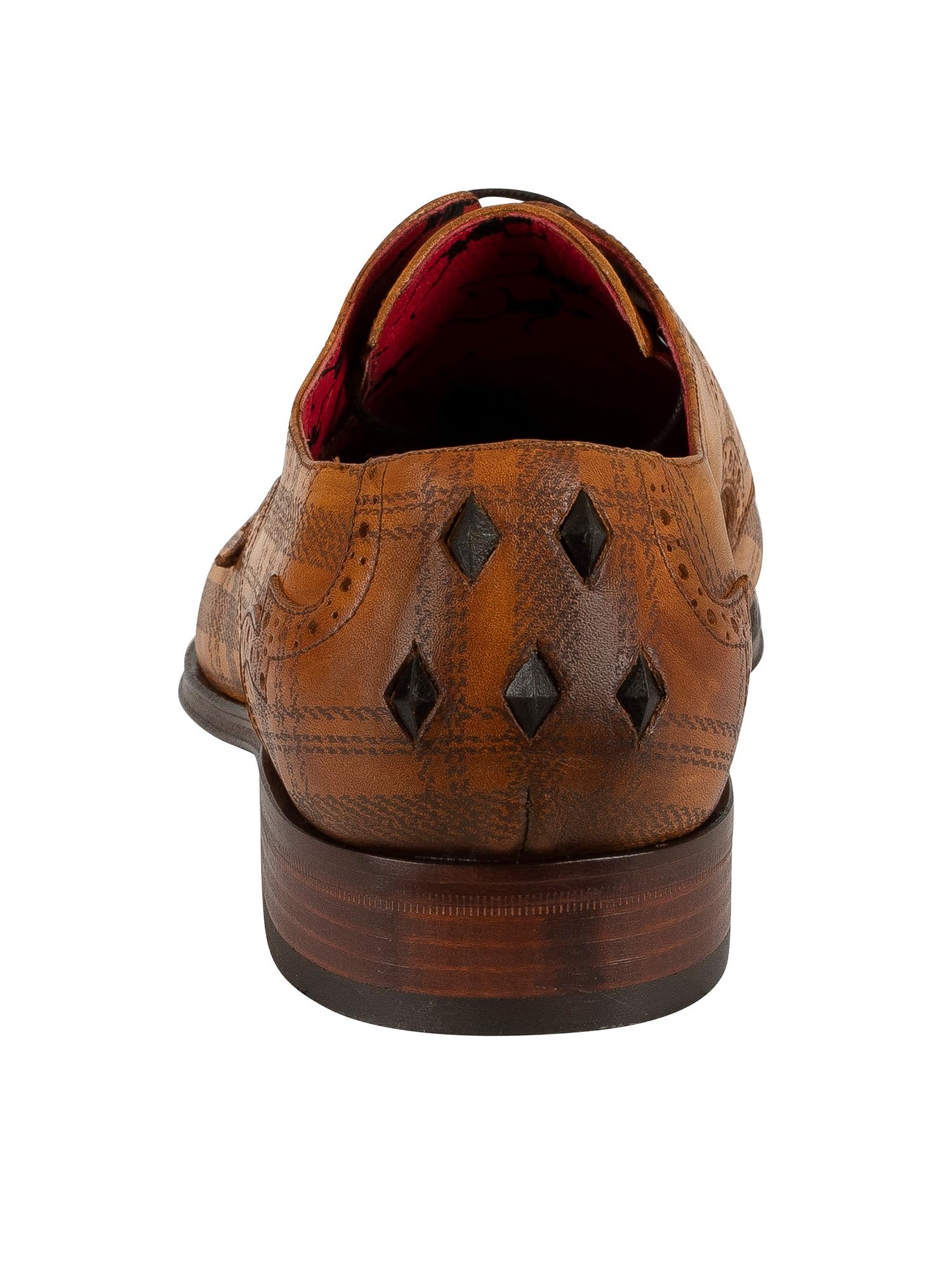 Premium Men's Genuine Leather Dress Shoes - Ambar Scottish Style Formal Oxfords for Business, Wedding & Office Wear