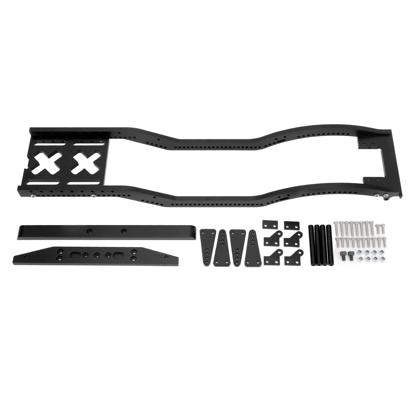 RiToEasysports Aluminum RC Car Chassis Frame Set for SCX10 D90 1/10 Crawler - Off-Road Upgrade