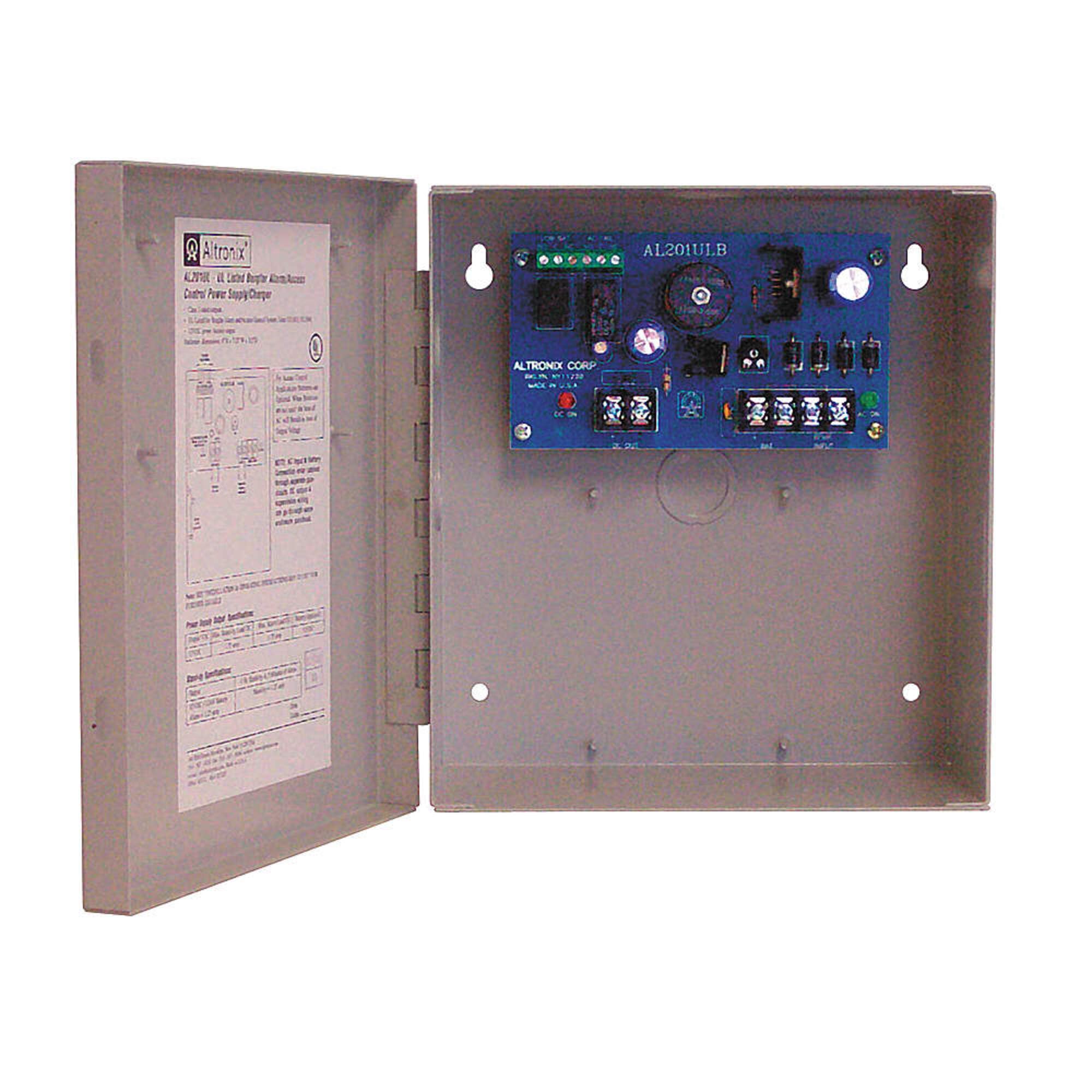Altronix AL201UL Power Supply - 12V 2A Power Adapter for Security Cameras & Access Control Systems - Ideal for Home & Office Security Setup