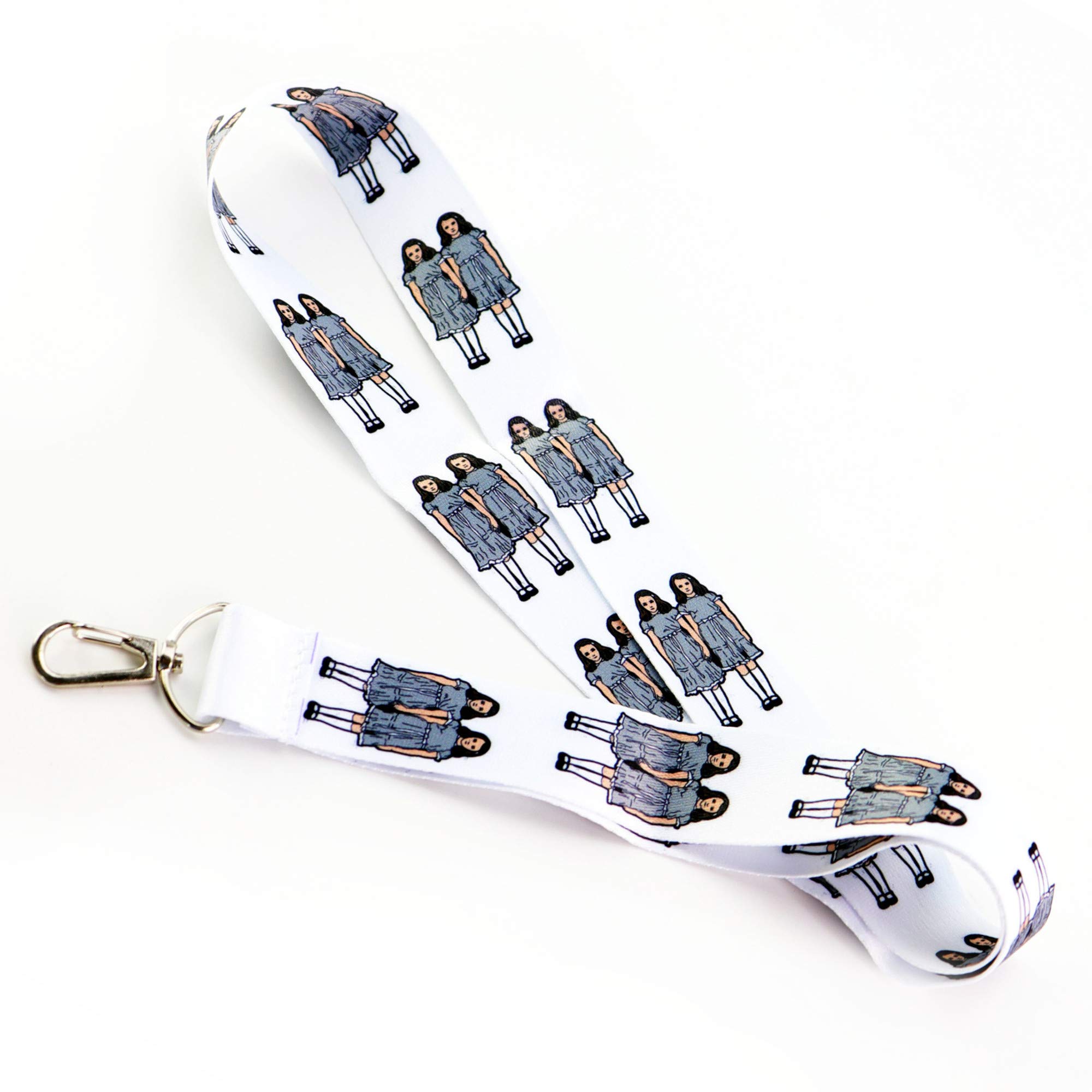 Evil Twins Horror Keychain - Movie Lanyard for ID Badge & Keys - Horror Fan Gift