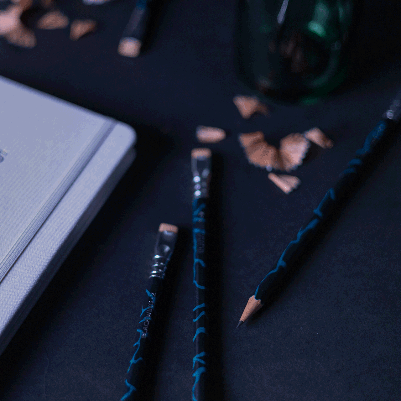 Premium Blackwing Volume 2 Pencils - Set of 12 Wooden Graphite Writing Tools for Artists, Writers & Professionals - Perfect for Sketching, Journaling & Office Use