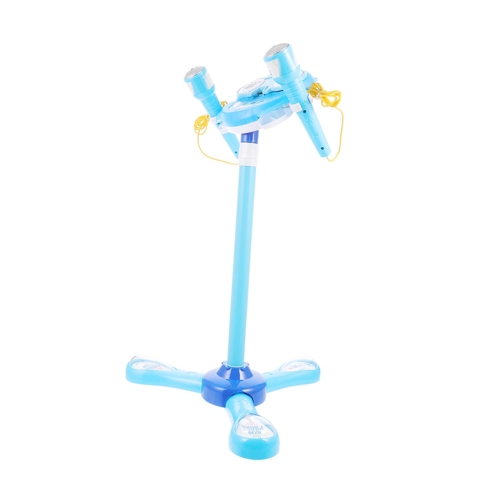 HAWILLOSCH Wireless Karaoke Microphone Toy for Kids - Singing Microphone with Simulation Sound, Creative Plastic Microphone for Boys & Girls (Blue) - Perfect for Home Karaoke, Birthday Parties & Playtime Fun