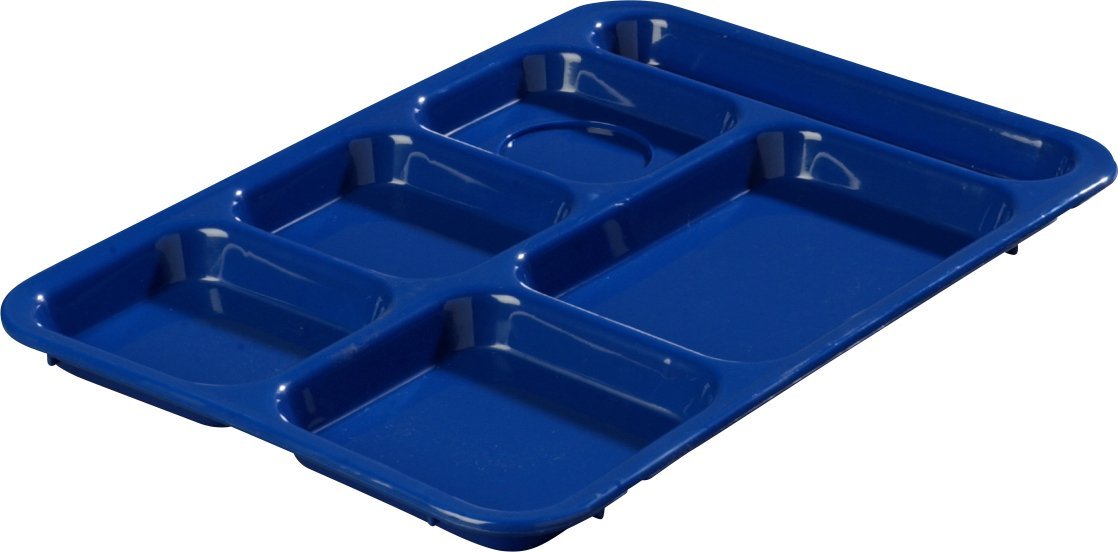 Carlisle 6-Compartment Plastic Cafeteria Tray - 14