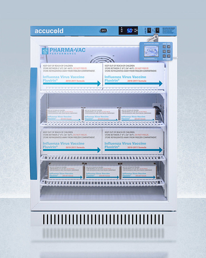 Accucold 6 Cu.Ft. ADA Compliant Vaccine Refrigerator - Medical Grade, Energy Efficient, Digital Temperature Control - Perfect for Pharmacies, Clinics & Vaccine Storage