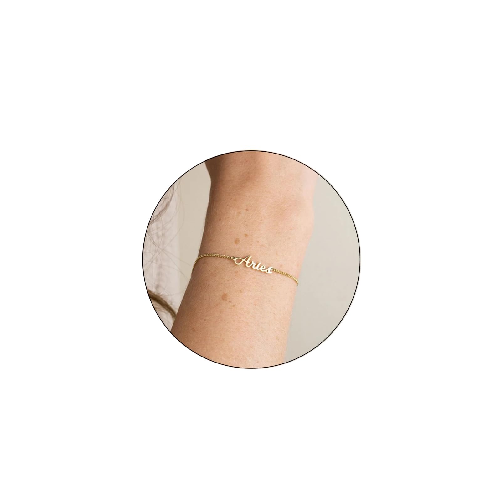 MLUHKEE Personalized 14K Gold Plated Adjustable Name Bracelet for Women & Girls - Custom Engraved Anklet Birthday Gift for Her, Perfect for Anniversaries, Valentine's Day & Special Occasions