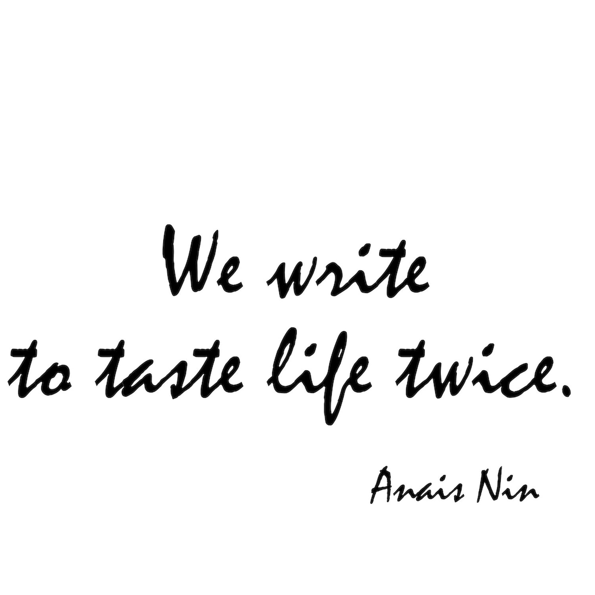 Anais Nin Quote Tote Bag - Natural Canvas Reusable Shopping Bag for Women - Eco-Friendly Grocery Tote for Book Lovers & Writers - Perfect for Library, Coffee Shops & Daily Errands