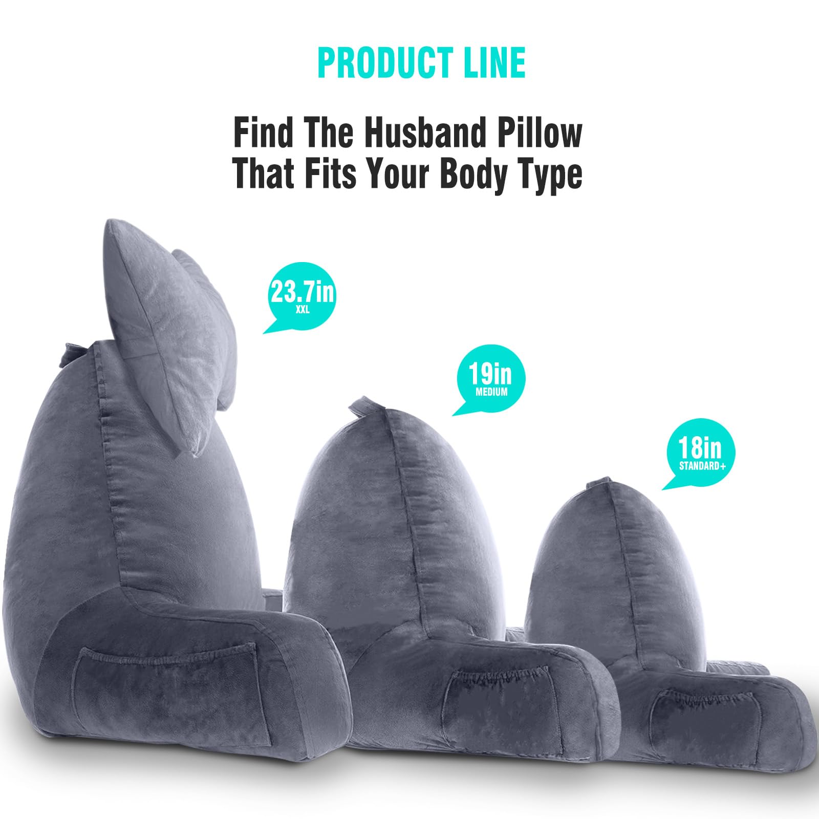 **XXL Reading Pillow for Adults - 31