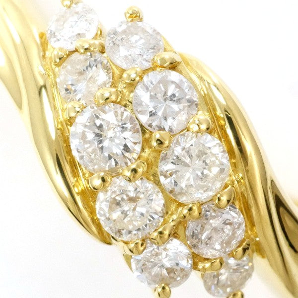 18K Yellow Gold Diamond Ring for Women - Elegant Solitaire Engagement Wedding Band - Perfect for Proposals, Anniversaries & Special Occasions