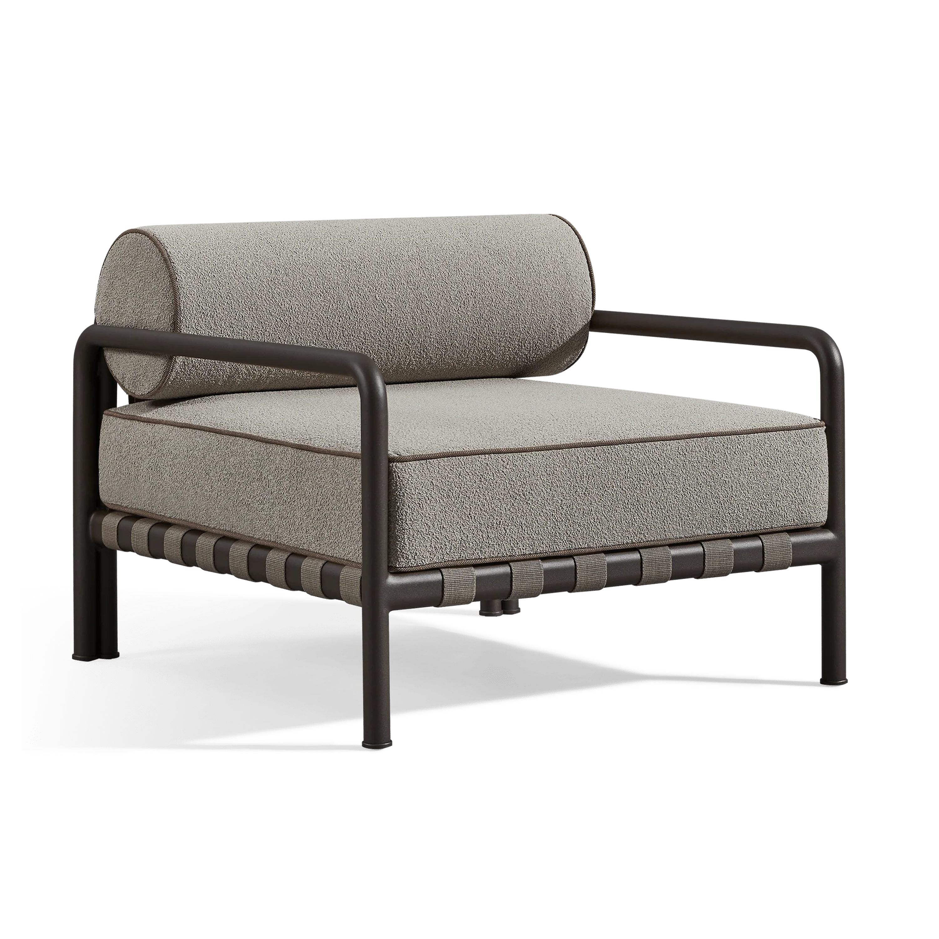 Parker Lounge Chair - Modern Accent Chair for Living Room, Bedroom & Office - Comfortable Upholstered Armchair with Wooden Legs - Perfect for Reading, Relaxing & Decorating Your Home