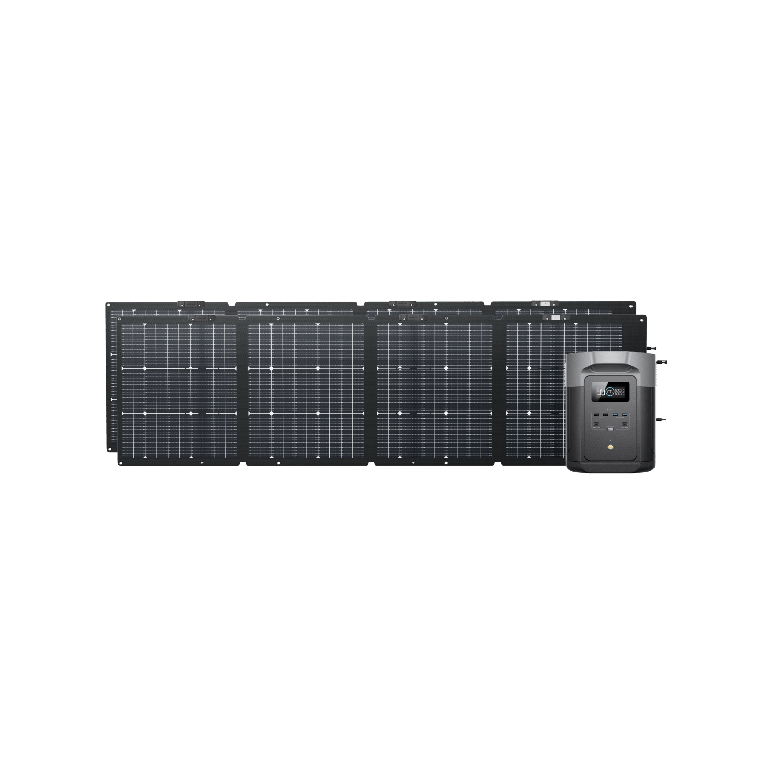 EcoFlow DELTA 2 Max 2000W Portable Power Station with 2048Wh Capacity | Solar Generator for Camping, Home Backup & Outdoor Adventures