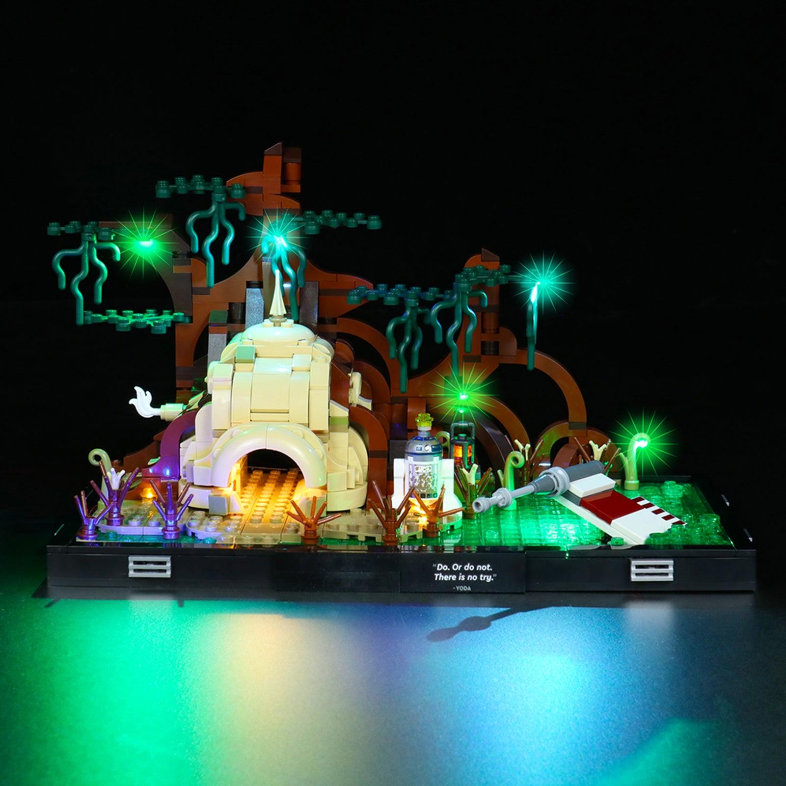LEGO Star Wars Dagobah Jedi Training 75330 Light Kit - DIY Lighting Set for LEGO Diorama Models | Perfect for Display, Photography & Nighttime Showcase