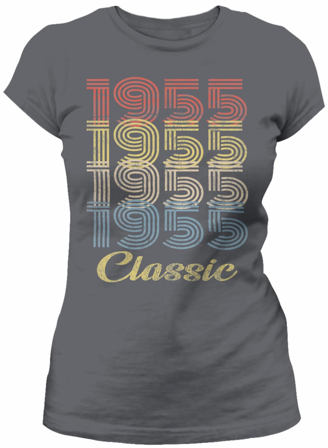 70th Birthday Gift for Women - Vintage 1955 Retro Style T-Shirt - Perfect 70th Birthday Party Outfit & Grandma Gift Idea