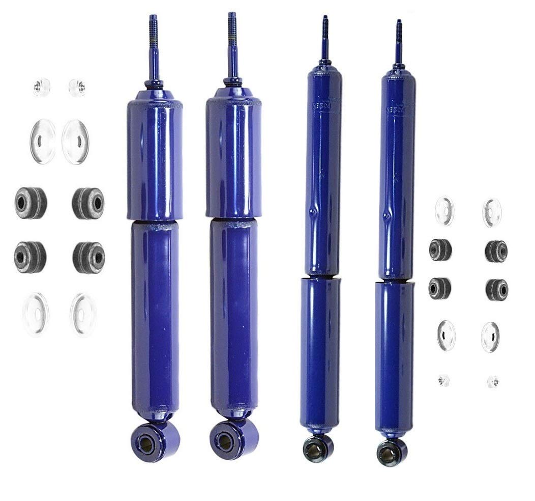Monroe Matic Plus Front & Rear Shock Absorbers for Nissan 720 1982-1986 RWD - Heavy Duty Suspension Replacement for Smooth Ride & Off-Road Performance