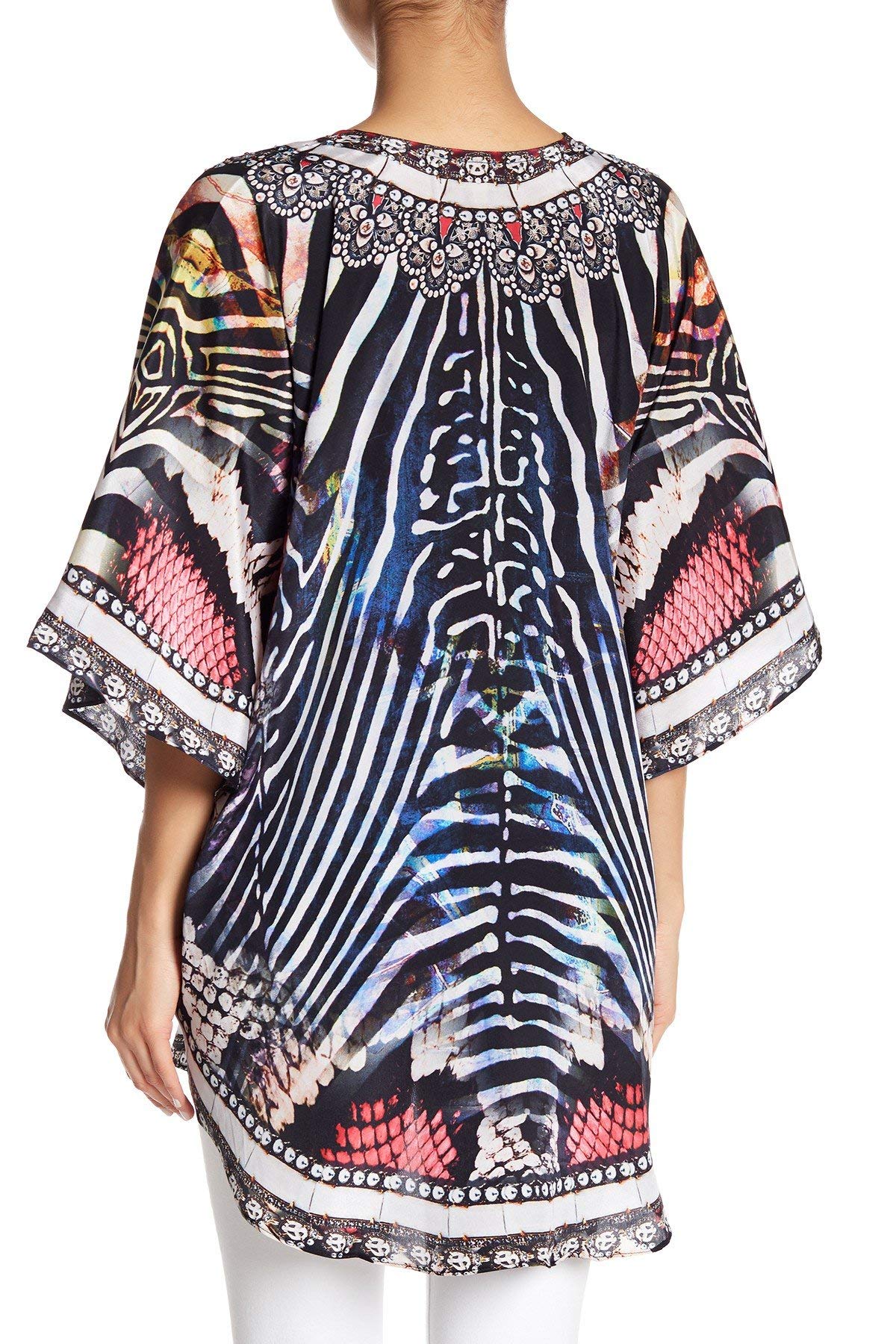 Bohemian Printed Caftan Dress - Long Summer Kaftan Cover Up for Beach, Pool & Resort | Casual Swimsuit Bikini Cover Up & Lounger Dress for Women