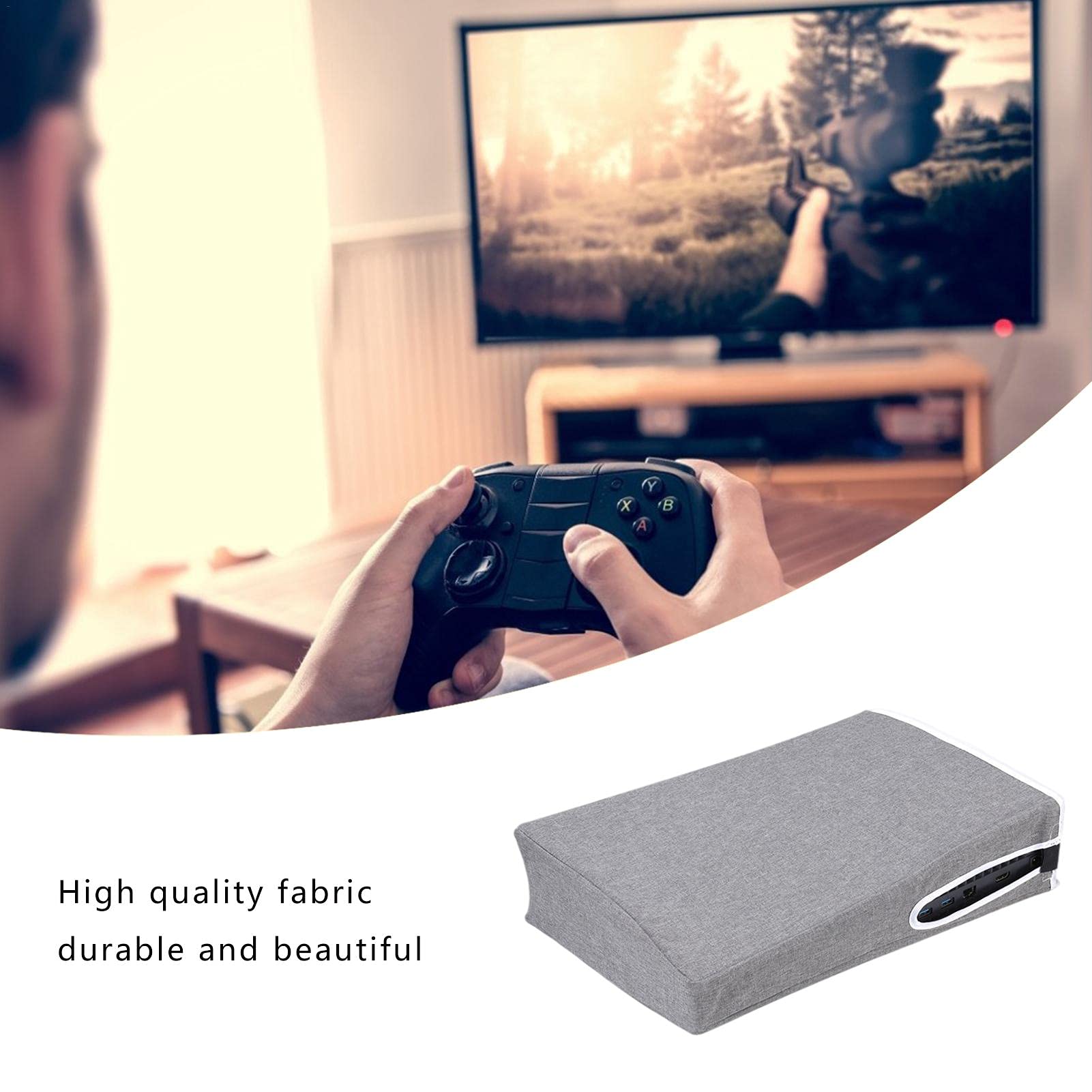 Dustproof Waterproof Scratch-Resistant PS5 Console Cover - Protective Case for PS5 Digital & Disc Edition - Perfect for Gaming, Travel & Storage Protection