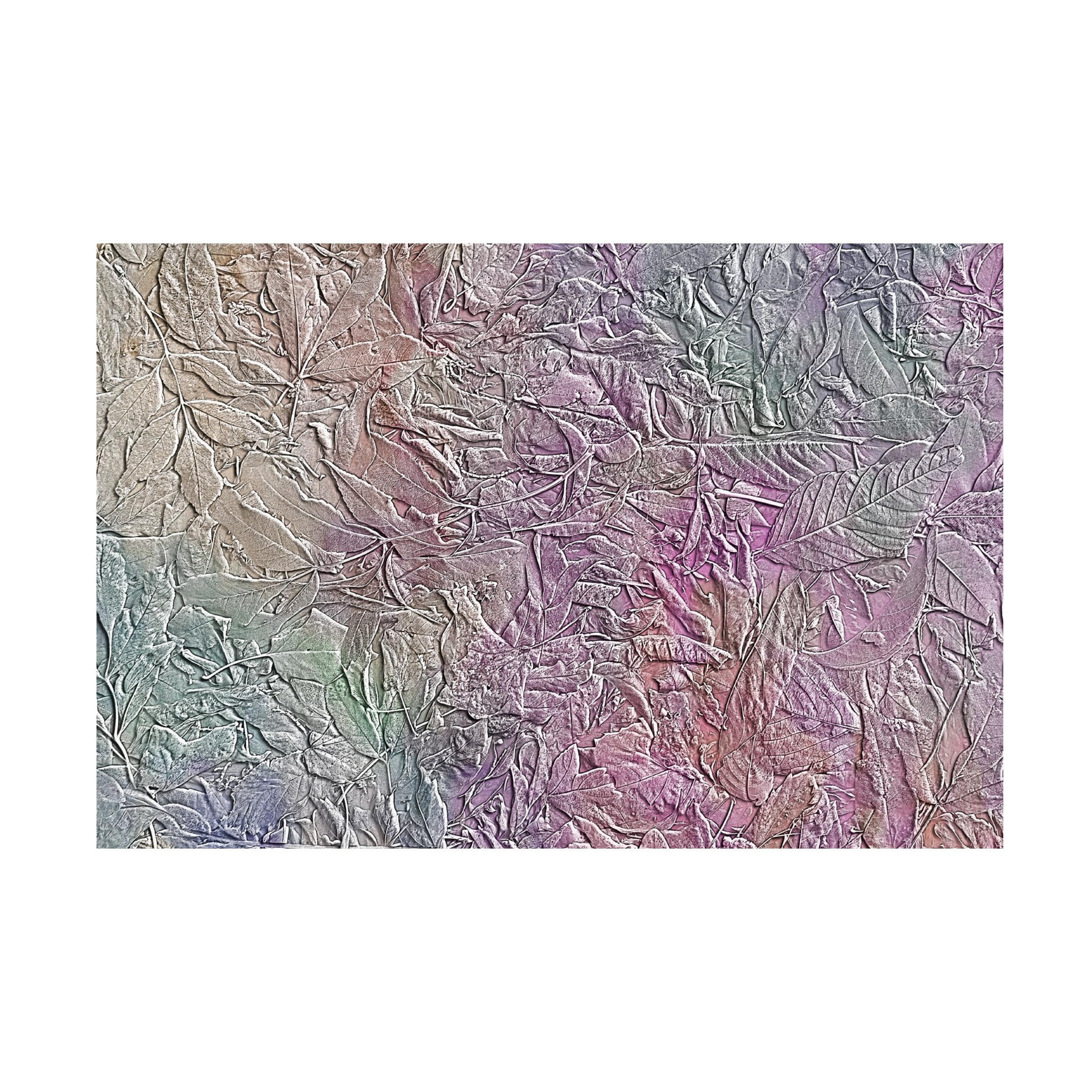 Anita Vincze 'Leaves in Pastel Colors 16' Canvas Wall Art Print - Modern Botanical Home Decor for Living Room, Bedroom & Office | Trademark Fine Art Collection