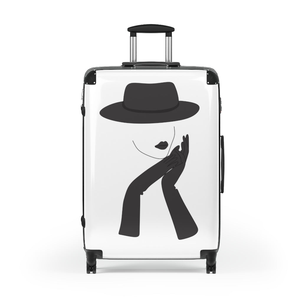 Stylish Women's Carry-On Cabin Suitcase - Lightweight Travel Luggage for Business Trips & Weekend Getaways