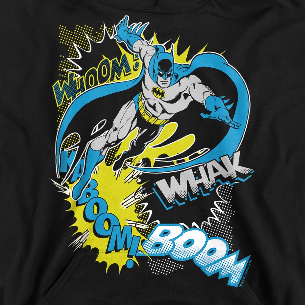 Batman Bat Effects Unisex Youth Pullover Hoodie - Official DC Comics Licensed Apparel for Kids & Teens - Perfect for Cosplay, Halloween & Casual Wear