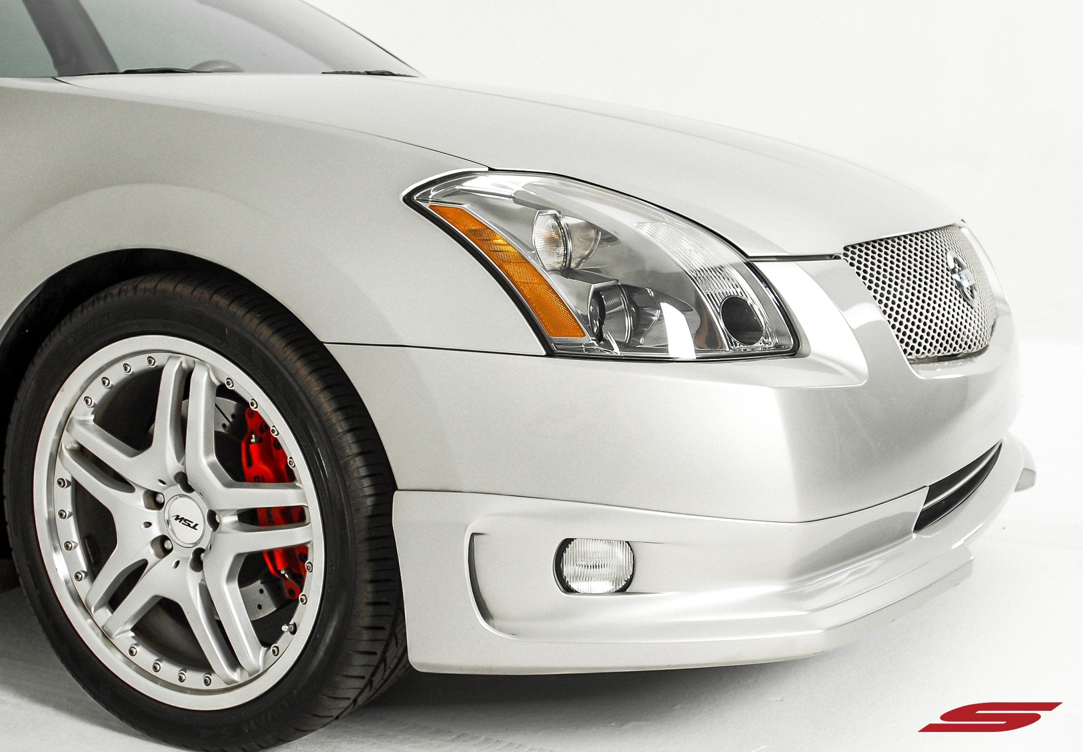 2004-2006 Nissan Maxima Front Lip Spoiler - OEM Style Polyurethane Bumper Lip - Aggressive Sporty Look - Perfect for Car Enthusiasts & Street Racing