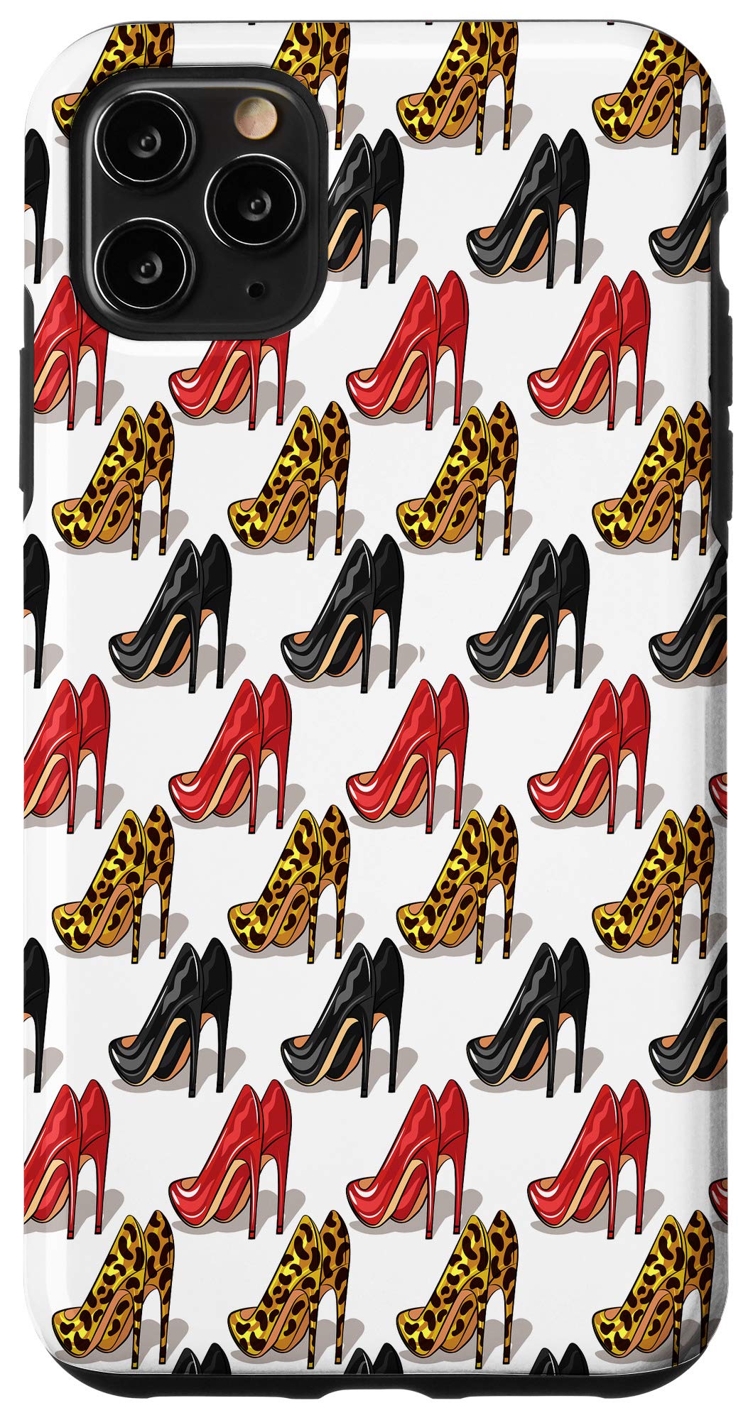 iPhone 11 Pro Max Case for Women - Abstract Art High Heel Shoe Design Protective Phone Cover - Perfect Gift for Girls, Fashion Accessory for Daily Use & Special Occasions
