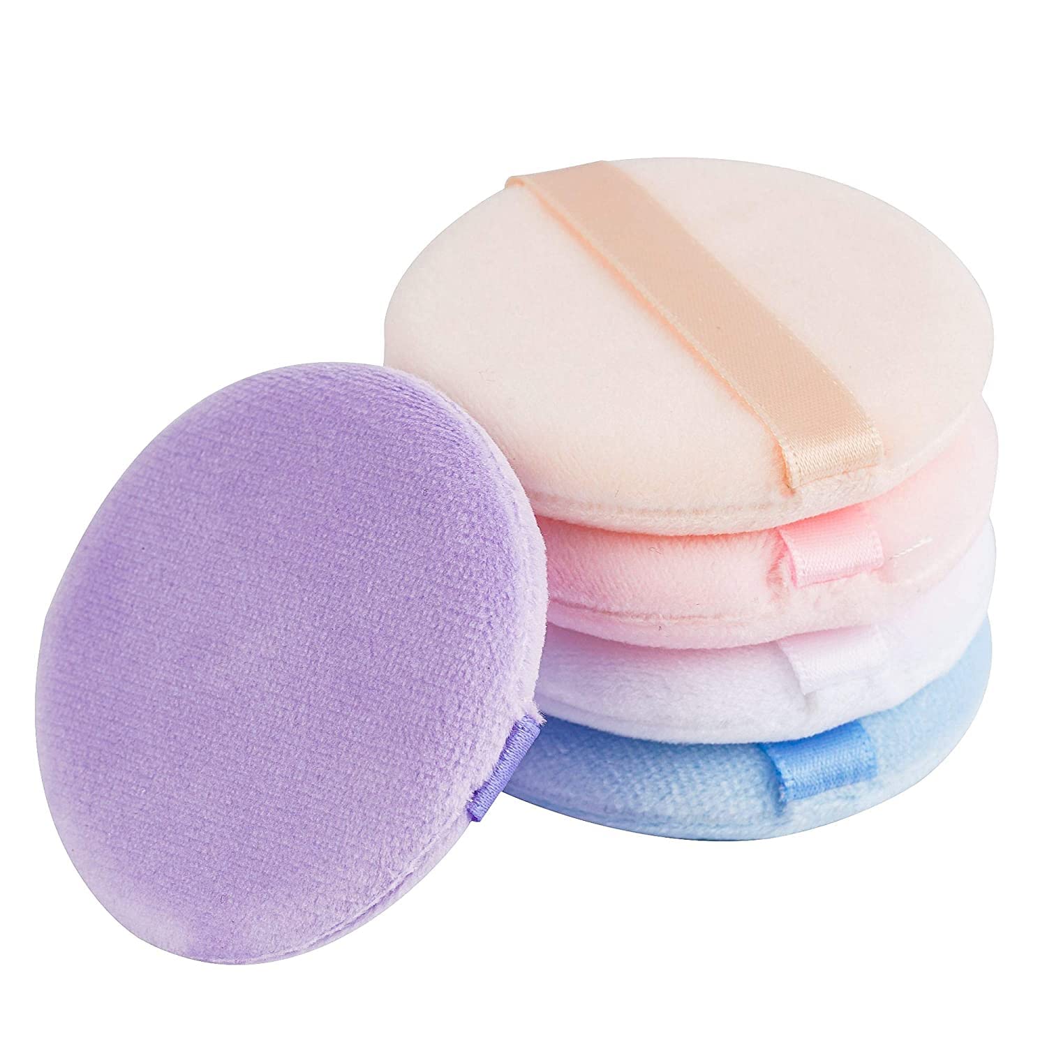 TWIREY Premium Makeup Sponge Set - 3 Pack Round Beauty Blender for Foundation, Powder & Concealer | Soft & Durable Facial Sponge Puff for Flawless Makeup Application | Perfect for Daily Use, Travel & Professional Makeup Artists