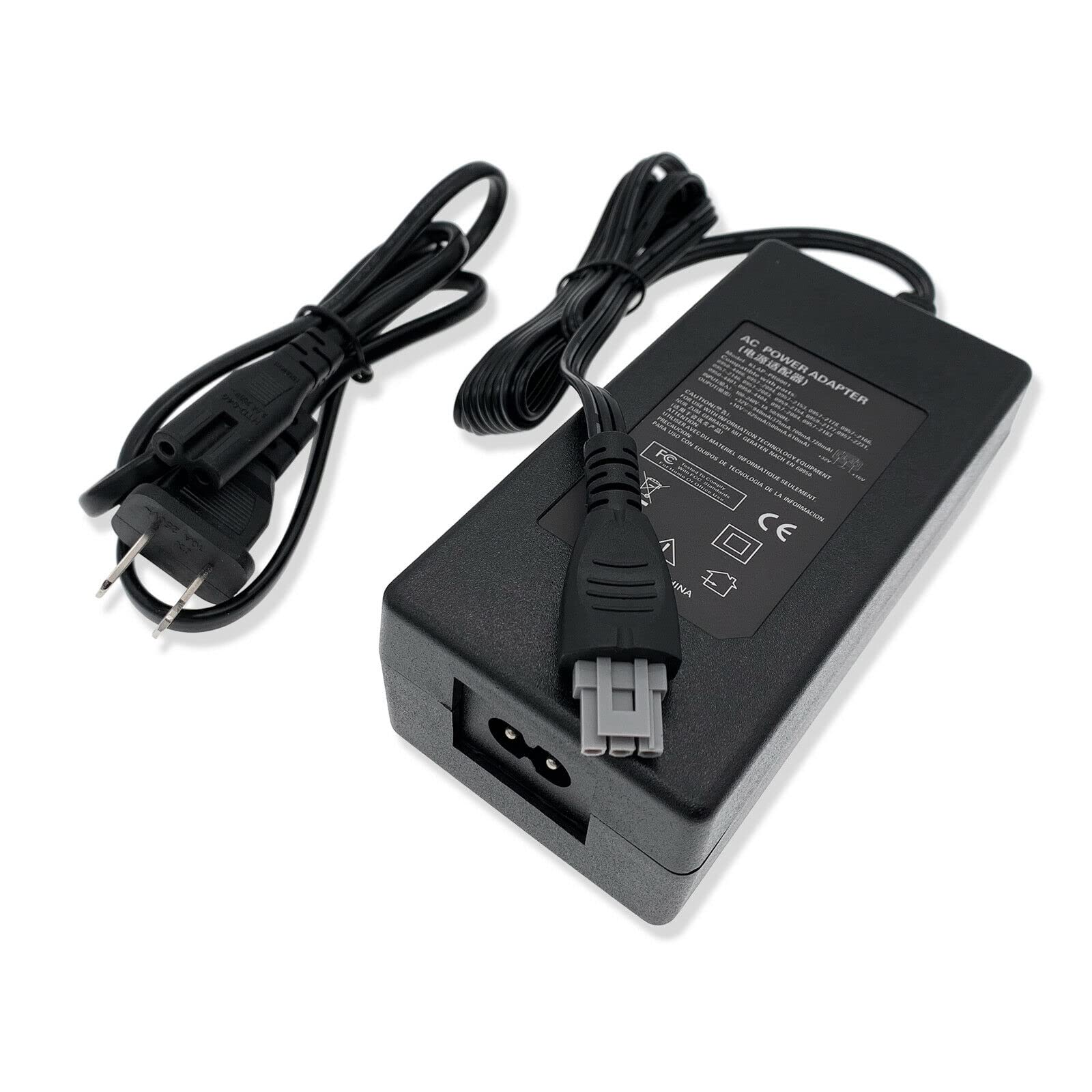 LYeccl AC Power Adapter Replacement for HP DeskJet 1420 1430 2430 4135 D1400 Printer Charger Supply Cord - Perfect for Home & Office Printing Needs