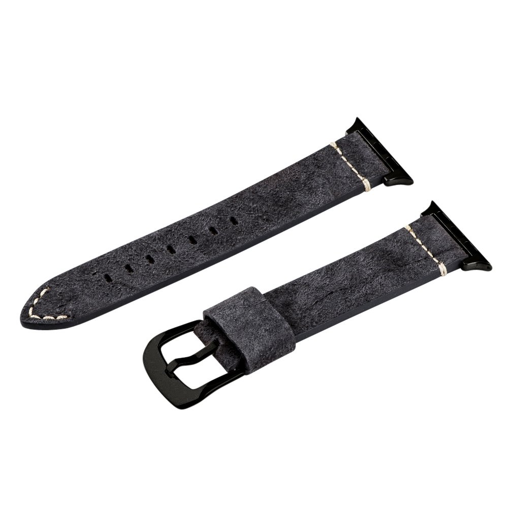Genuine Leather Apple Watch Band 38mm - Aged Saddle for Men & Women | Work & Casual Wear
