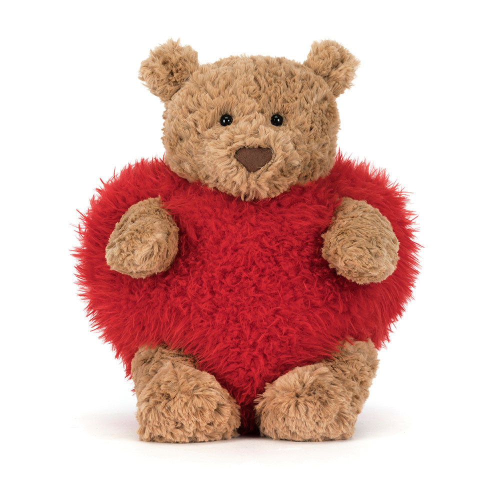 Bartholomew Bear 'Heartthrob' Plush Toy - Adorable Valentine's Gift for Kids & Couples | Perfect for Cuddling, Gifting & Nursery Decor