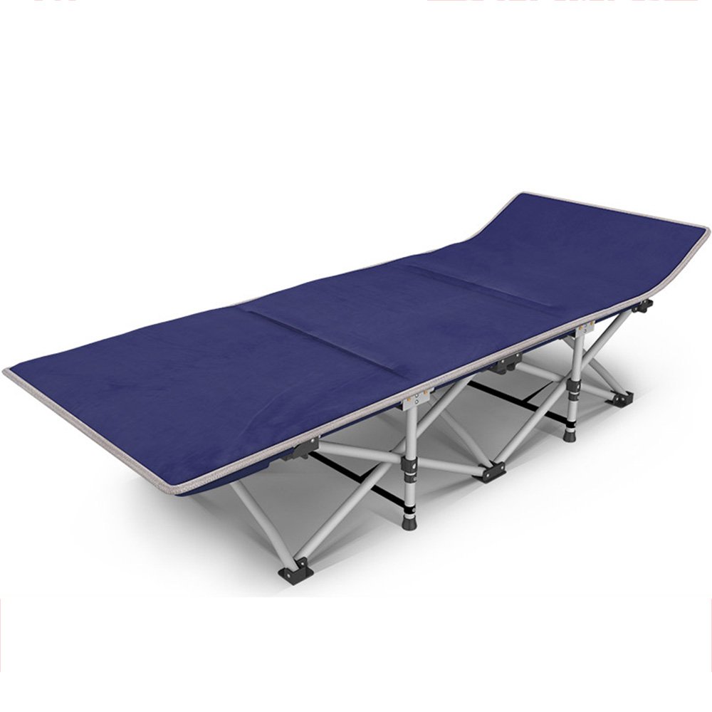 ZR Portable Folding Bed - Lightweight Office Cot, Single Camping Bed for Napping, Deck Chair - Ideal for Home, Office & Outdoor Use (Color: 1007)