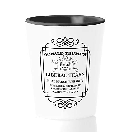 Bubble Hugs Shot Glass - No.45 Liberal Design - Real Whiskey Tears Glass - Perfect for Parties, Bars & Whiskey Tasting Events