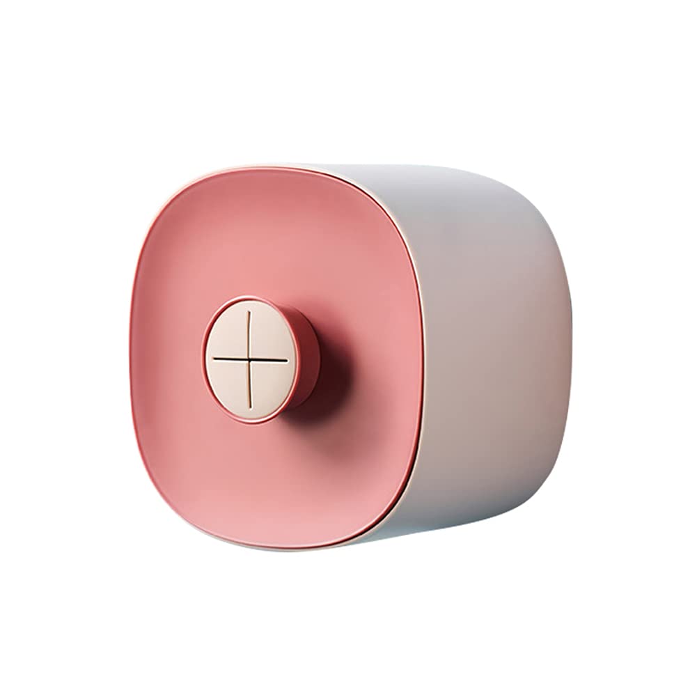 Wall Mounted Tissue Box Holder - Punch-Free Installation, Waterproof Bathroom Organizer for Toilet Paper Rolls & Cleansing Towels (Pink) - Perfect for Small Bathrooms, RVs & Powder Rooms