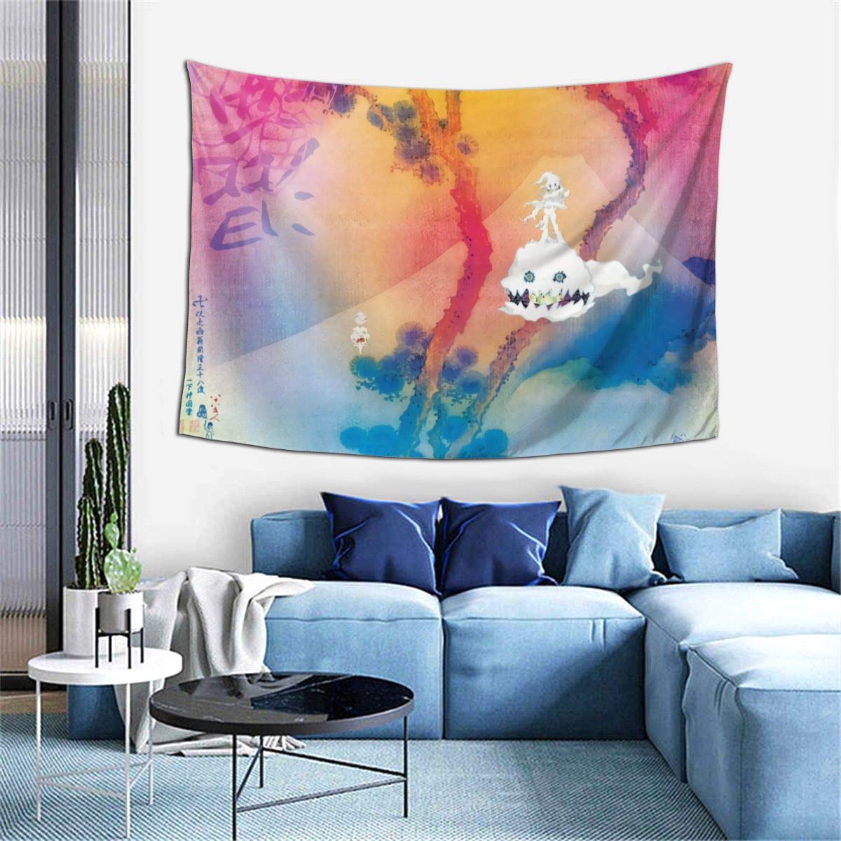 Vintage Boho Tapestry Wall Hanging - 60x40 Inch Decorative Mural for Living Room & Bedroom - Soft Woven Blanket Art for Home Decor | Perfect for Dorm, Yoga Studio & Festival Backdrop