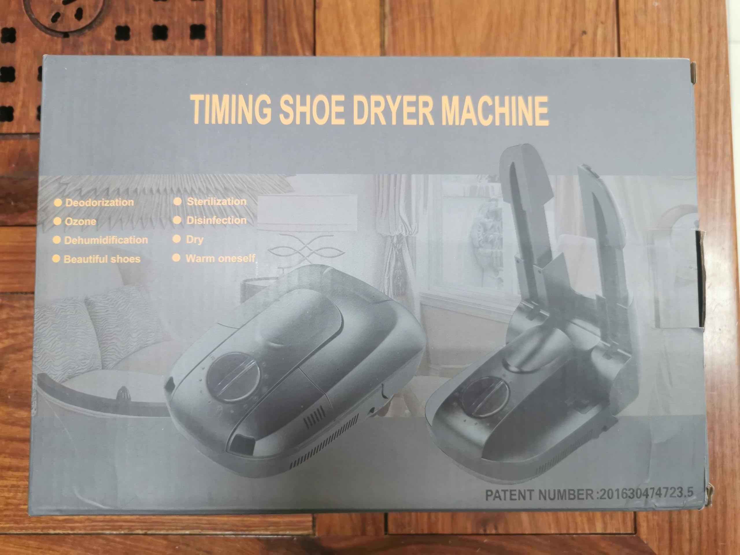 Electric Shoe Sterilizer & Boot Dryer with Ozone Deodorizer | Digital Timer & Control Hair Dryer Function (Model G-S6629B) - Black | Perfect for Gym Shoes, Hiking Boots & Winter Footwear Care