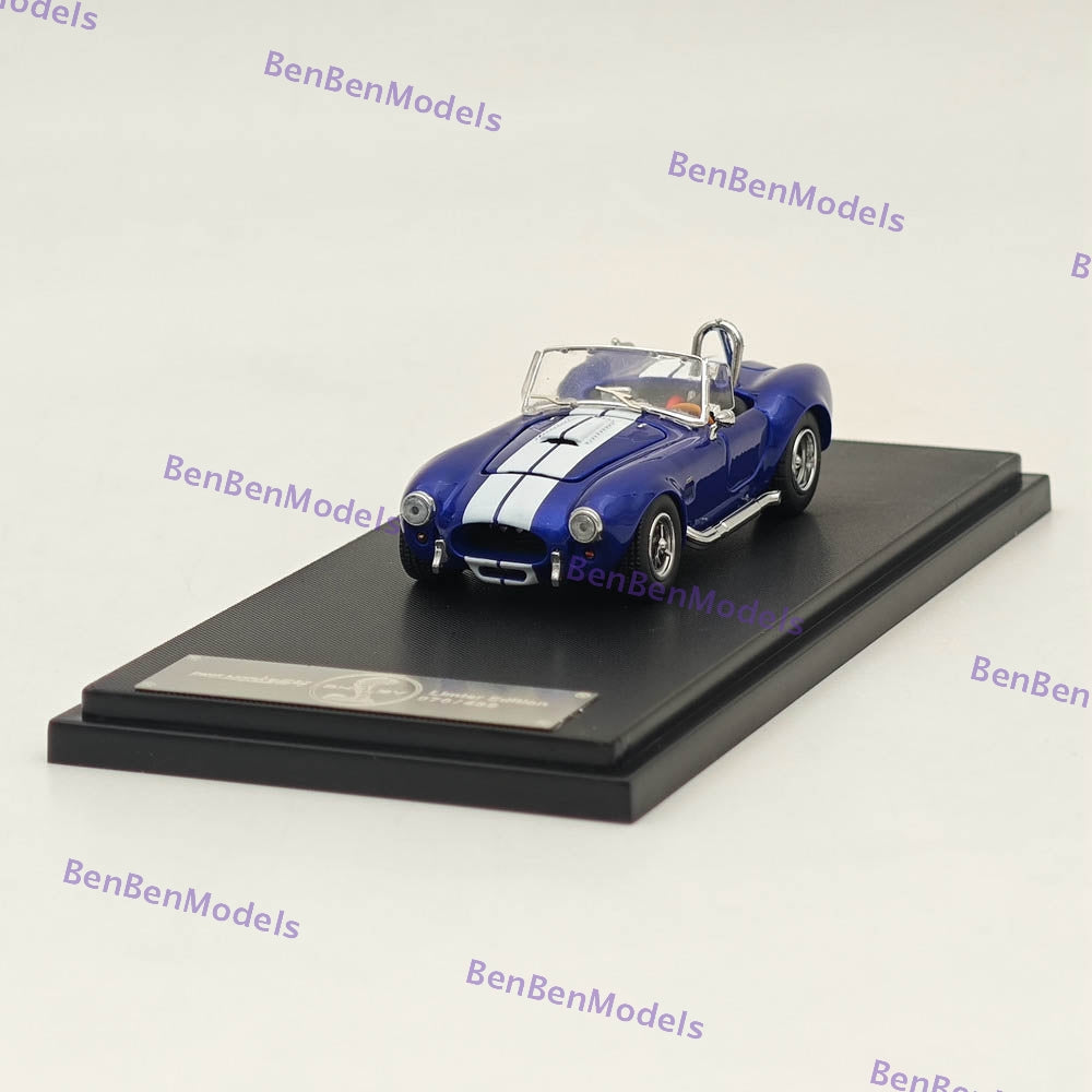 Fine Works Ford SHELBY COBRA 427S/C 1:64 Scale Diecast Model Car - Limited Edition Collectible for Display, Racing Enthusiasts & Car Lovers