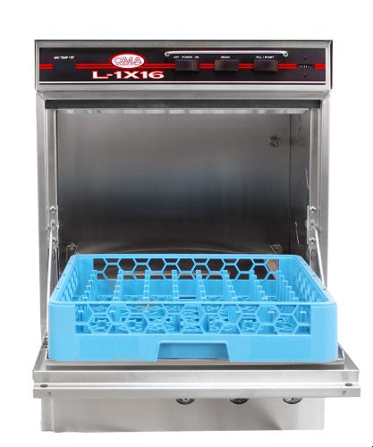 CMA L 1X16 Undercounter Dishwasher - Low Temperature, Chemical Sanitizing with Heater, 30 Racks/Hour | Commercial Kitchen, Restaurant, Hospital & Food Service Equipment