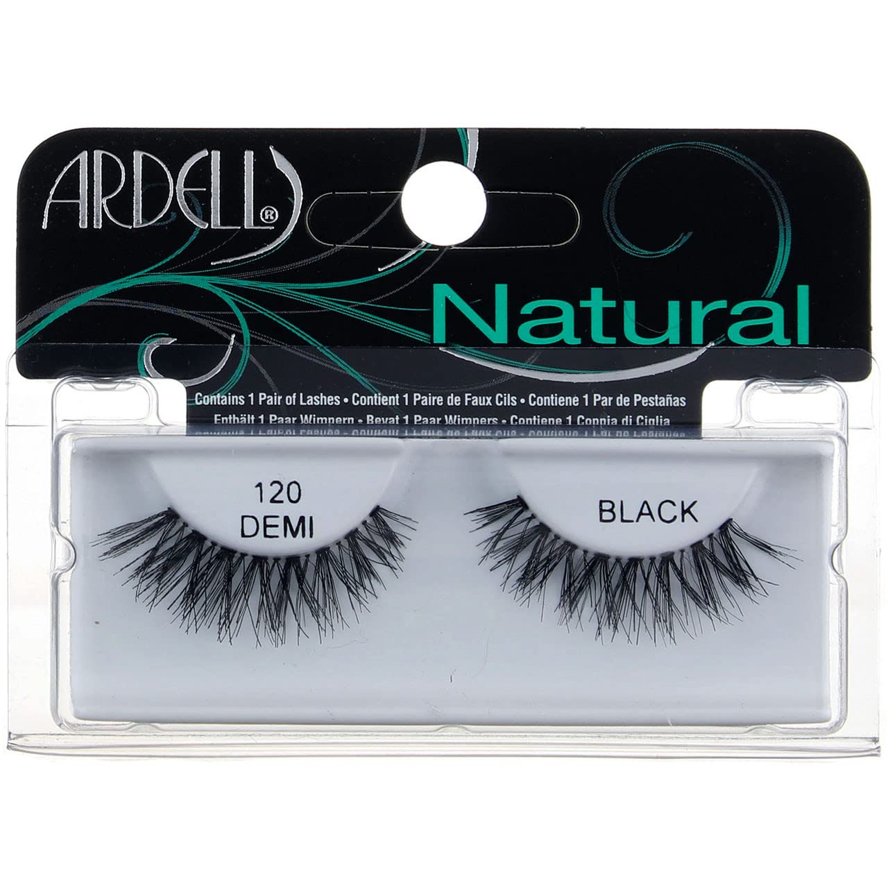 Ardell Fashion Lashes Natural Strip Eyelashes - Black (120) 3-Pack for Everyday Wear, Parties & Special Occasions